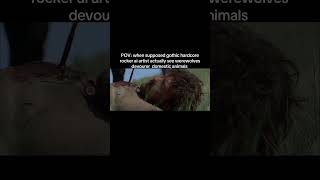 #pov #fakepeople  pov: when fake gothic ai artist see a werewolf devourer domesticated animals