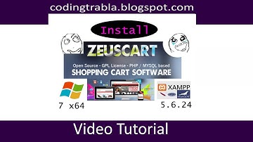 Install ZeusCart V4 on Windows 7 localhost - opensource PHP Shopping cart byAO
