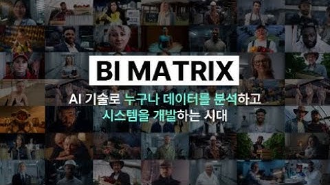 [2025 회사 홍보] AI 기술로 누구나 데이터를 분석하고 시스템을 개발하는 시대 / 비아이매트릭스