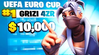 1ST PLACE SOLO UEFA EURO CUP (10,000$) 🏆 | 4zr