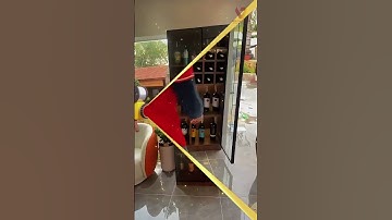 Tủ Rượu Cánh Kính Cường Lực Hiện Đại | Nội Thất Viva #turuou #turuoudep #turuougiare