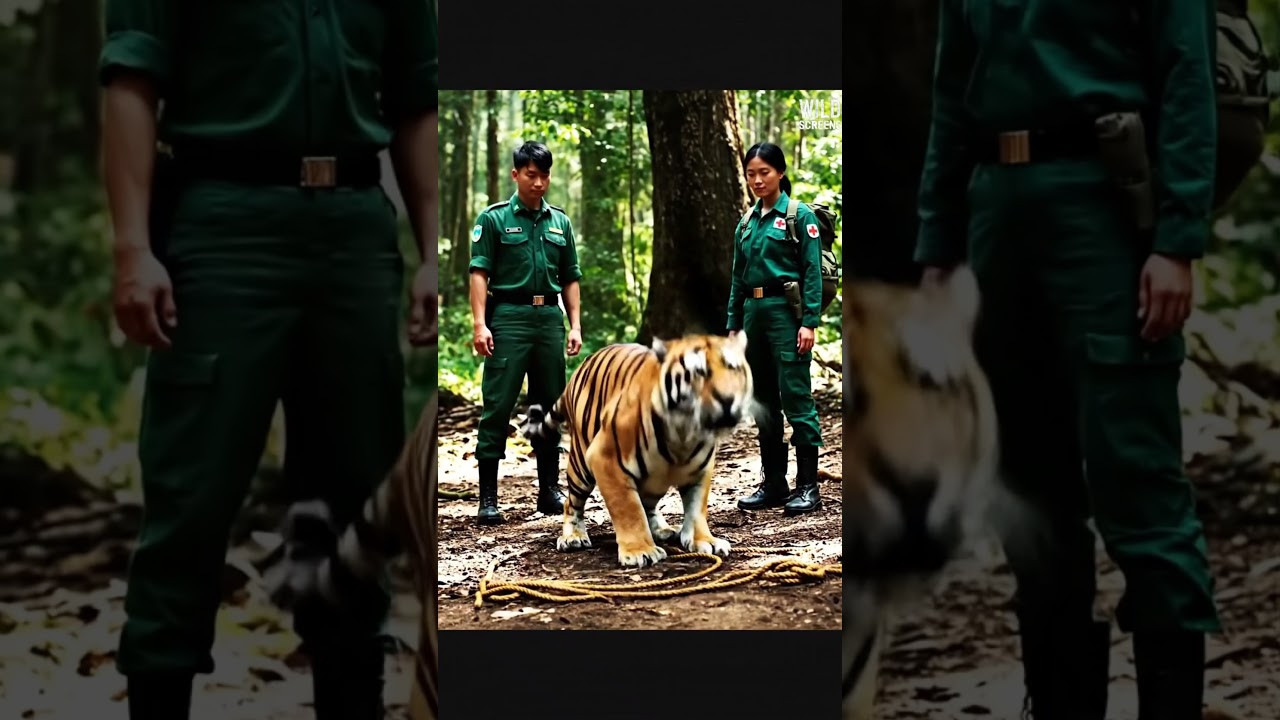 Forest Tiger Rescue Caught on Camera