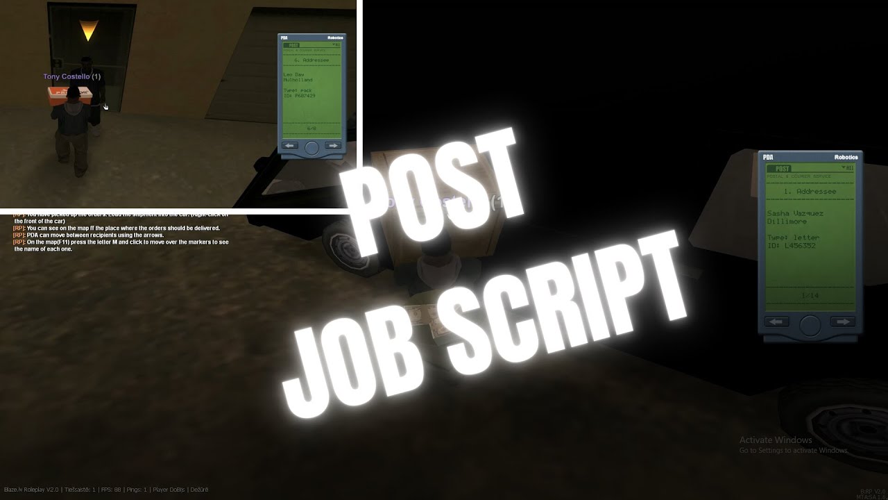 [MTA:SA] Postman Job (OWL GAMEMODE)