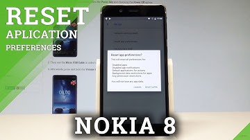 How to Reset App Preferences in NOKIA 8 - Restore App Settings |HardReset.info