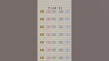 find 21  odd number #gkquiz #puzzle #iqtest #maths #education #shorts #viral