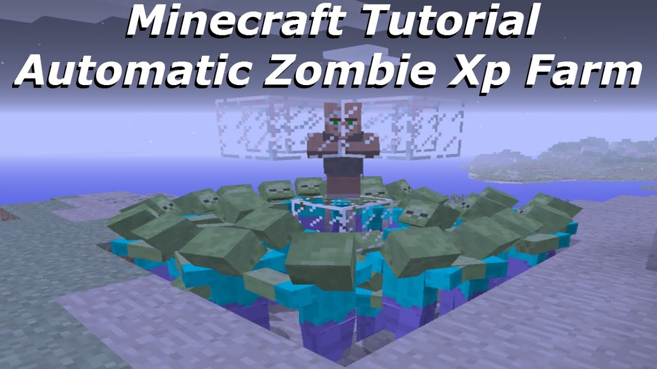 Minecraft How To Make A Zombie Xp Farm in Under 2 Minutes 