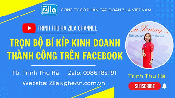 TRỌN BỘ BÍ KÍP KINH DOANH THÀNH CÔNG TRÊN FACEBOOK  TRỊNH THU HÀ ZILA