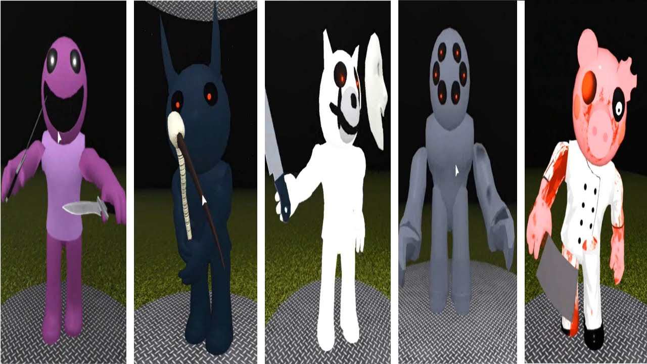 New All Piggy Jumpscare Piggy Custom Character Youtube - roblox piggy all custom characters jumpscares