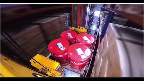 Automated clad-rack warehouse for Cepsa