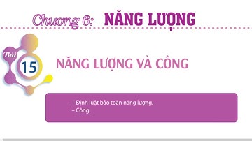 VẬT LÝ 10 - CHÂN TRỜI SÁNG TẠO - BÀI 15 NĂNG LƯỢNG VÀ CÔNG