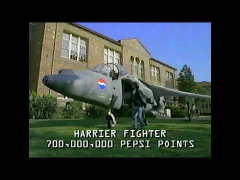 Pepsi Points Harrier Fighter TV Commercial Soda Soft Drink March 1996 Court Case Lawsuit Free