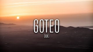 DUKI - Goteo (Lyrics / Letra)