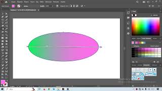 Adobe Illustrator Elipsde Degrade Eğitimleri Anlatımı