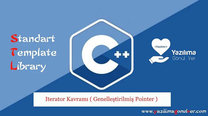 C++ Iterator - Genelleştirilmiş Pointer ( STL )