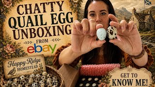 Chatty Quail Egg Unboxing! 🐥 Hatching Eggs from eBay | Happy Ridge Homestead