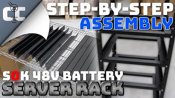 Step-By-Step Assembly: SOK 4 Slot Battery Rack for SK48v100 Battery