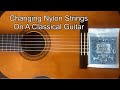 How to restring a classical guitar *Step-By-Step* (Ernie Ball ‘Ernesto Palla’ nylon strings)