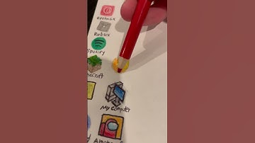 Drawing a computer desktop (part 7/ apps)