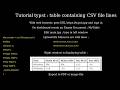Tutorial Typst for importing CSV file into table