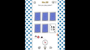 Brain Out :Crazy Find level 25 Can you play poker
