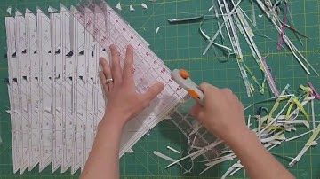 Paper Piecing Shortcuts: Trimming Sections After Piecing with From Blank Pages