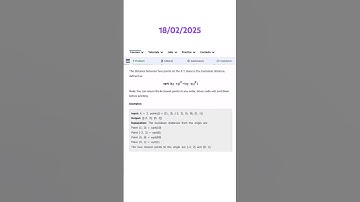K closest Points to Origin #geeksforgeeks #coding #gfg #python #gfgpractice #programming #gfgpotd