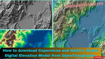 How to download Copernicus DSM/DEM and NASA DEM from OpenTopography