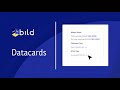 Datacards in Bild