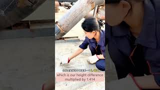 How to make a seamless connection between parallel metal pipes#diy#pipe#weldinglife#plumbing#howto