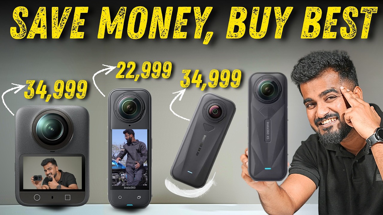 Insta360 X5 vs DJI Osmo 360 vs X4 Air vs X4 vs X3 Best Action Camera 2025?