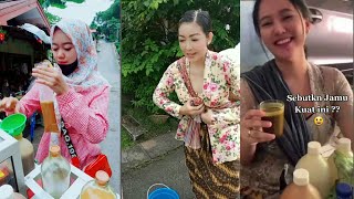 Viral Pedagang Jamu Cantik