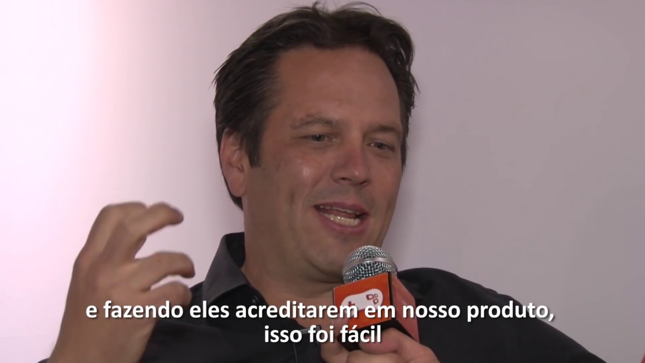 Agradecendo Phil Spencer por tudo Xbox One BGS 2015 