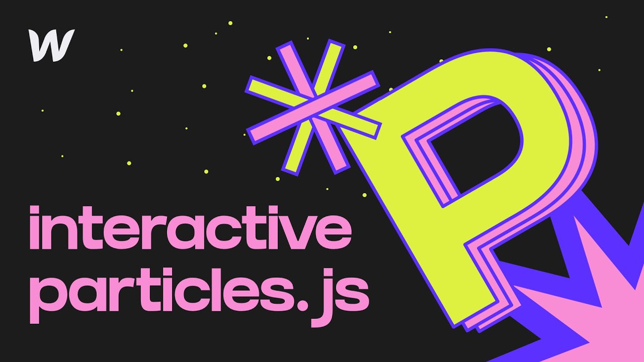 Adding Interactive Particles to Your Webflow Site - YouTube