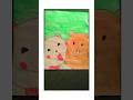 Painting cute cat  and bear  painting   sanjana super arts