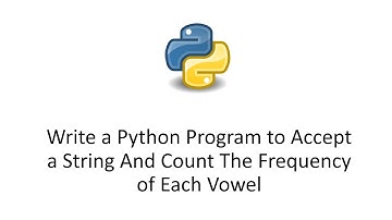 Write a Python Program to Accept a String And Count The Frequency of Each Vowel