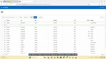 Save button not hot until change in interactive grid in Oracle APEX