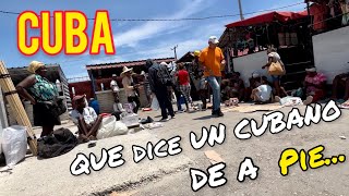 QUE hace un cubano de a PIE para sobrevivir en Cuba ??