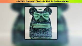 Get Disney Anime Cartoon Mini Backpack 3d Sequin Mickey Mouse Double Shoulder Bags Cute Backpack Ba