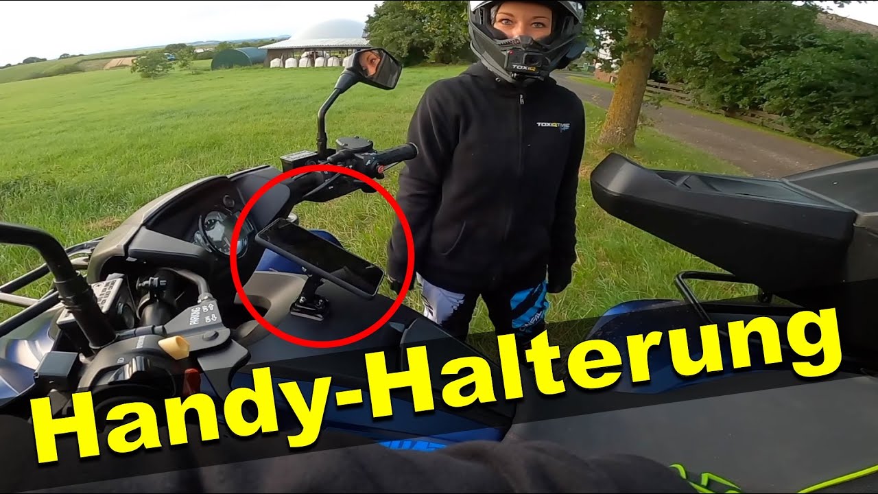 Handy Halterung am Quad / ATV / Quad-Vlog ToxiQtime 