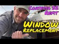 Replacing 50 year old windows on a contessa 32 project lottie ep20