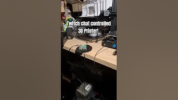 I made my 3D printer controlled by Twitch chat! #3dprinting #twitch #raspberrypi