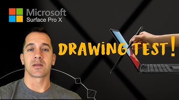 Surface Pro X drawing test!! Microsoft