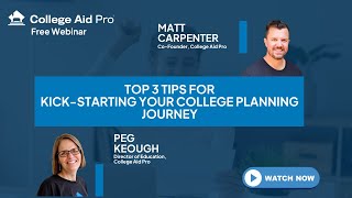 Top 3 Tips for Kick Starting Your College Planning Journey