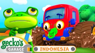 Truk Monster Truk Bayi Bergabung! | Garasi Gecko | Kartun Populer Anak-Anak | Seru dan Mendidik