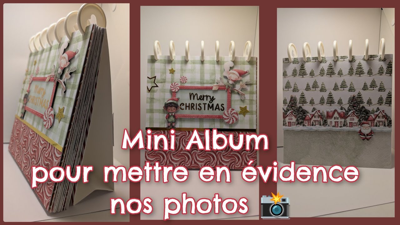📷 Tuto - Album avec reliure à disques 💽 - Luxe Papier Block Action - #album #scrapbooking