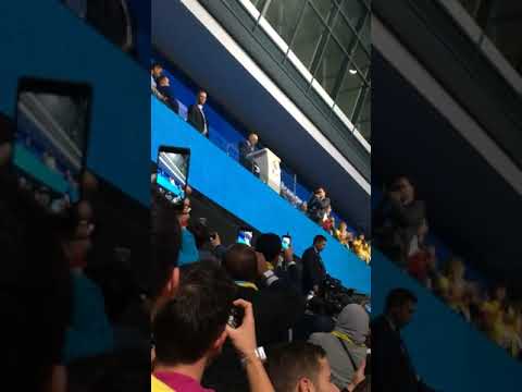 Встреча с В.В.Путиным на открытие Всемирного Фестиваля Молодёжи и Студентов 2017, Сочи