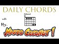 G Sharp Sus2 ~ Daily Chords for guitar with Rev Marko Coconut G#Sus2 G# 5add2 Suspended Triad Lesson