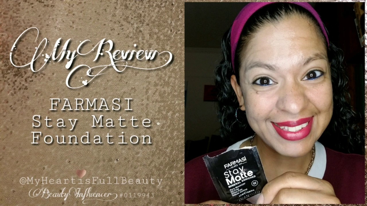 farmasi matte foundation