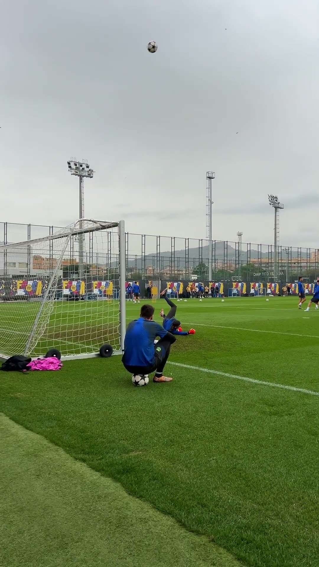 Locked in at training ? #fcbarcelona #shorts