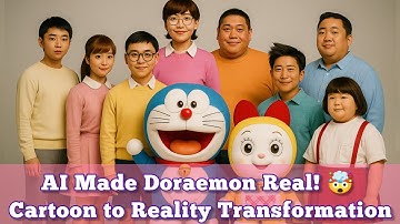 Doraemon Characters in Real Life 😍 | Nobita, Shizuka, Gian & Suneo 